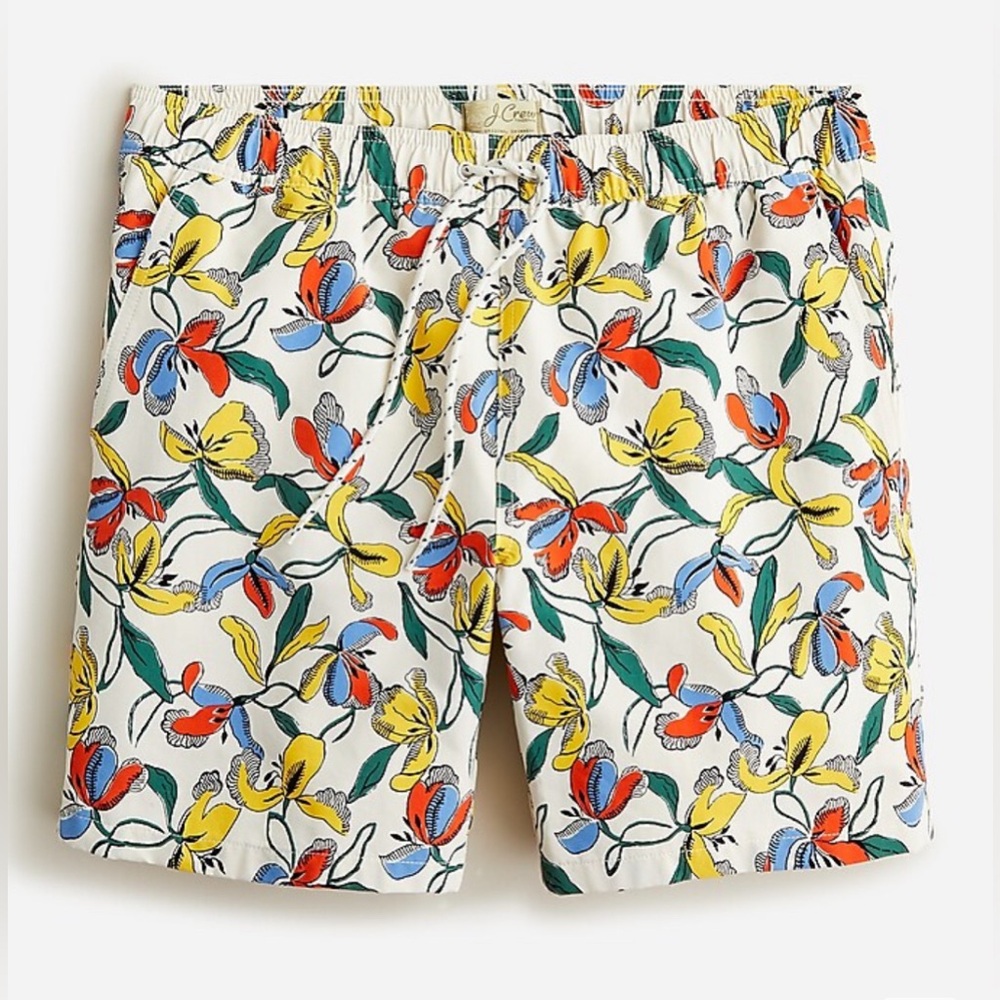 J. Crew Men’s Swim Trunk in Prints SZ S
